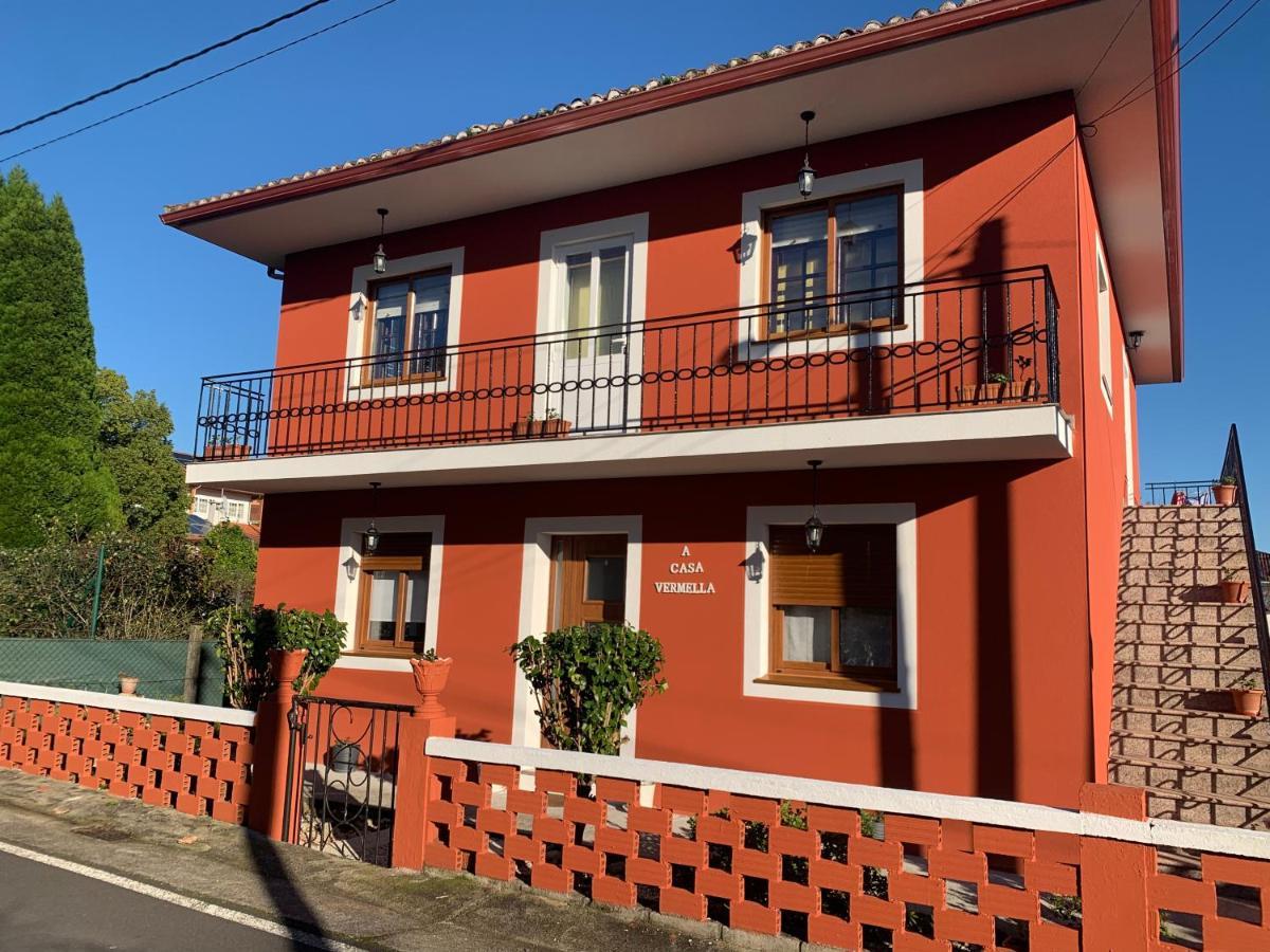 Ferienwohnung A Casa Vermella Con Jardin A 10 Minutos De Santiago De Compostela Ortono Exterior foto